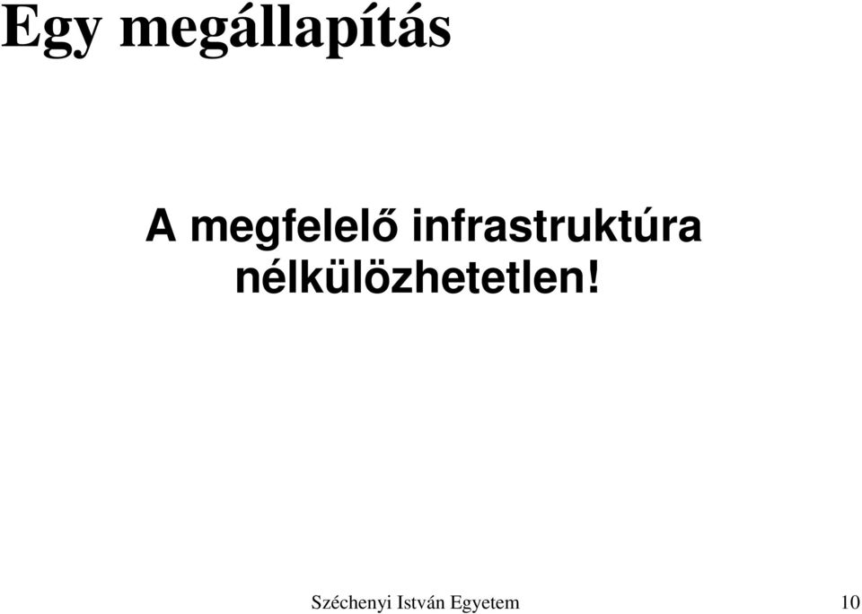 infrastruktúra