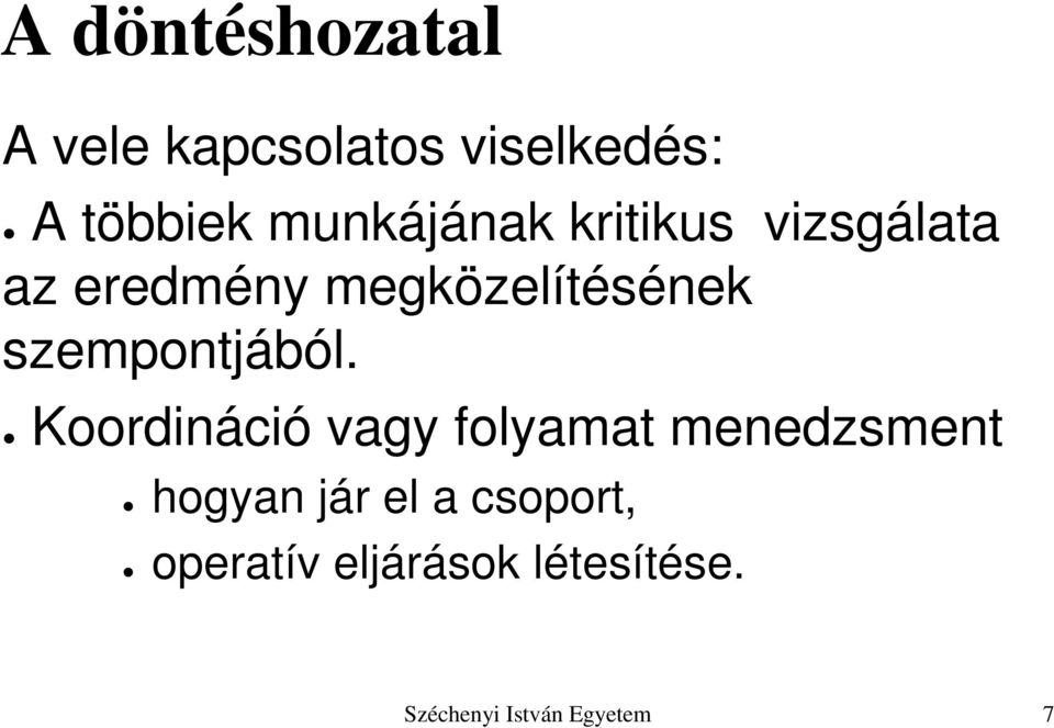 szempontjából.