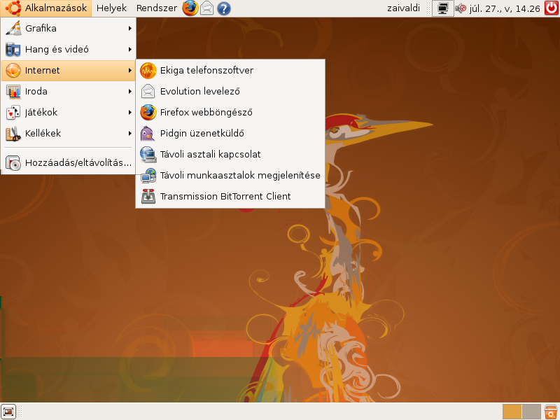 Operációs rendszerek csoportosítása, példák... Ubuntu 8.04 Dr.