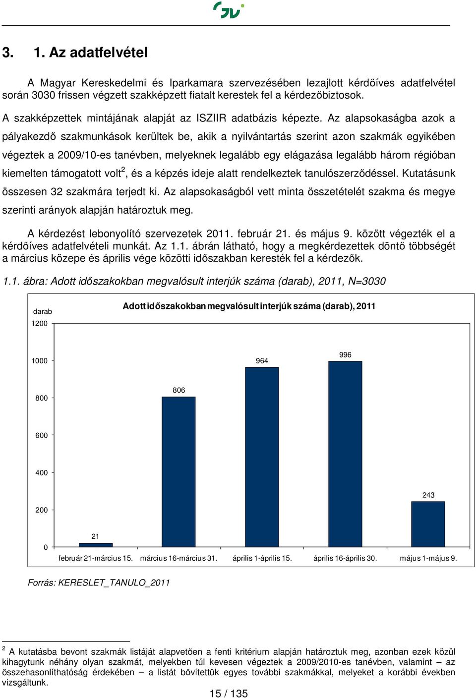 Az alapsokaságba azok a pályakezdő szakmunkások kerültek be, akik a nyilvántartás szerint azon szakmák egyikében végeztek a 2009/10-es tanévben, melyeknek legalább egy elágazása legalább három