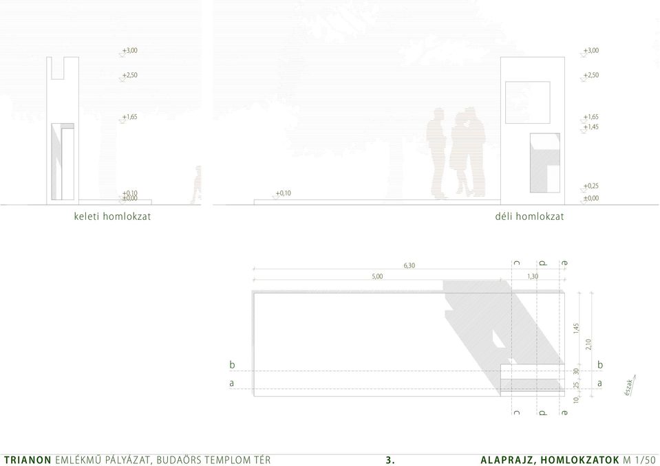 d e e 10 25 30 1,45 2,10 b észk TRIANON EMLÉKMŰ