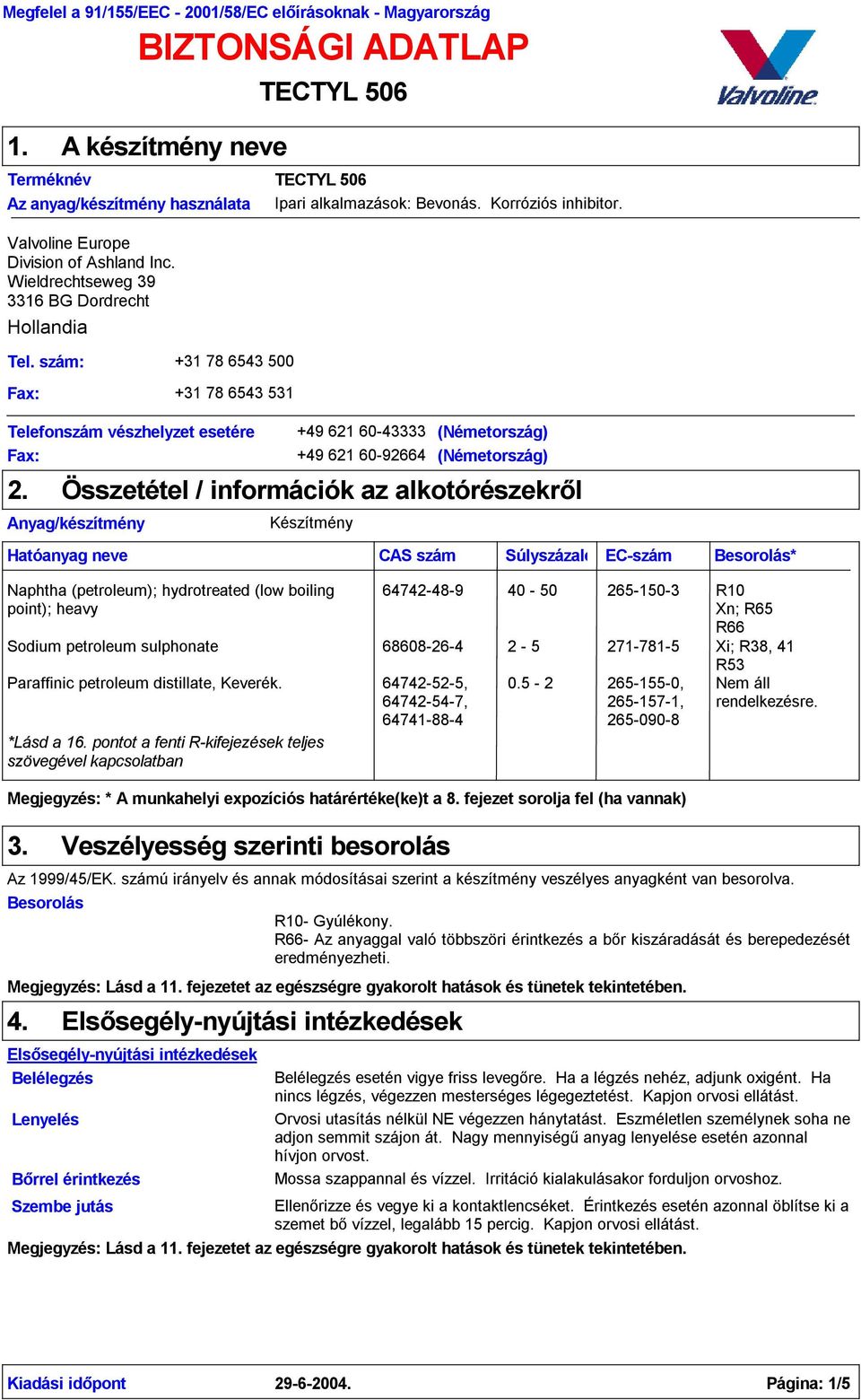 Korróziós inhibitor.