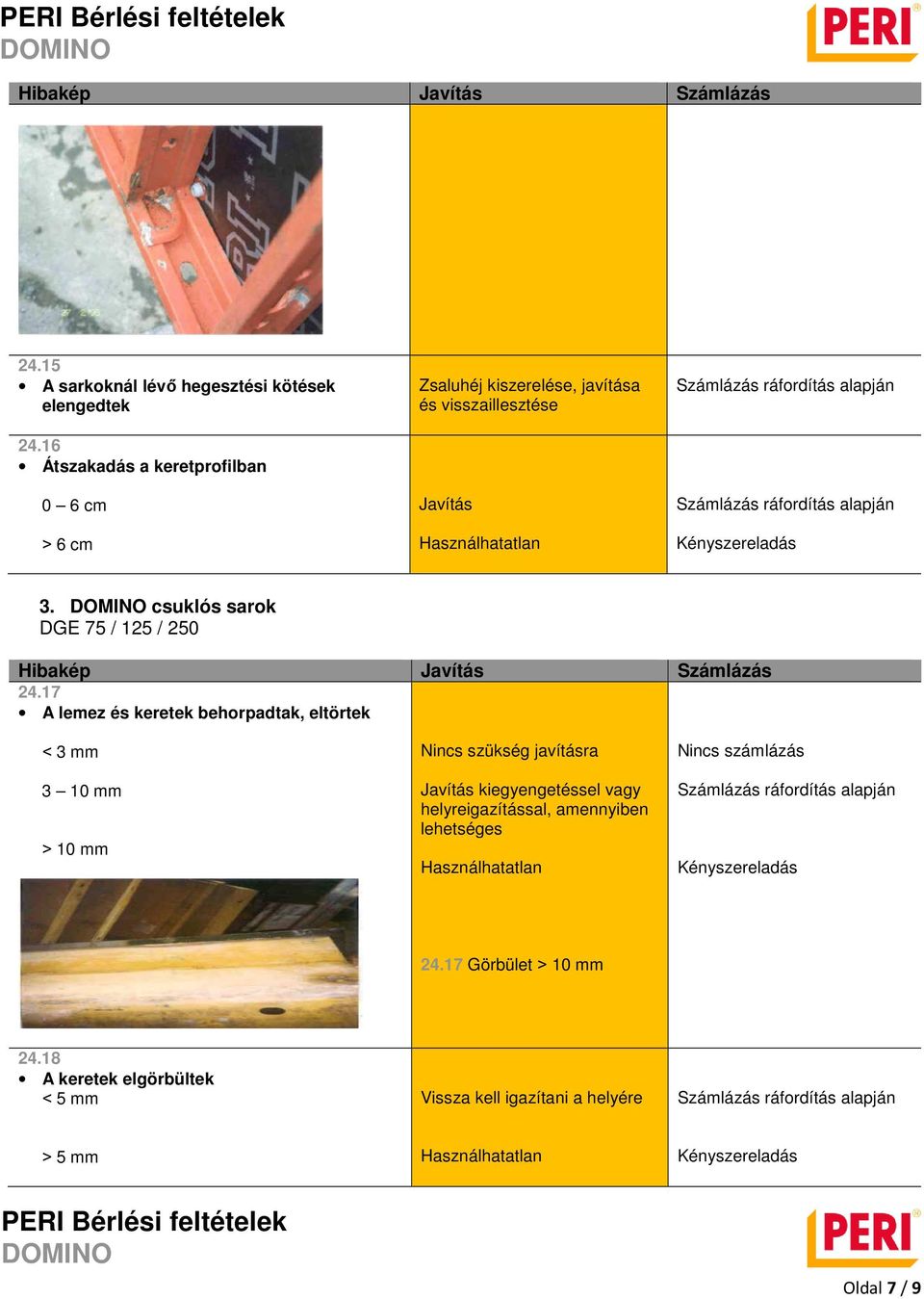 csuklós sarok DGE 75 / 125 / 250 24.