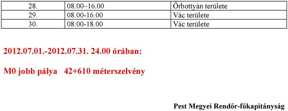 07.01.-2012.07.31. 24.