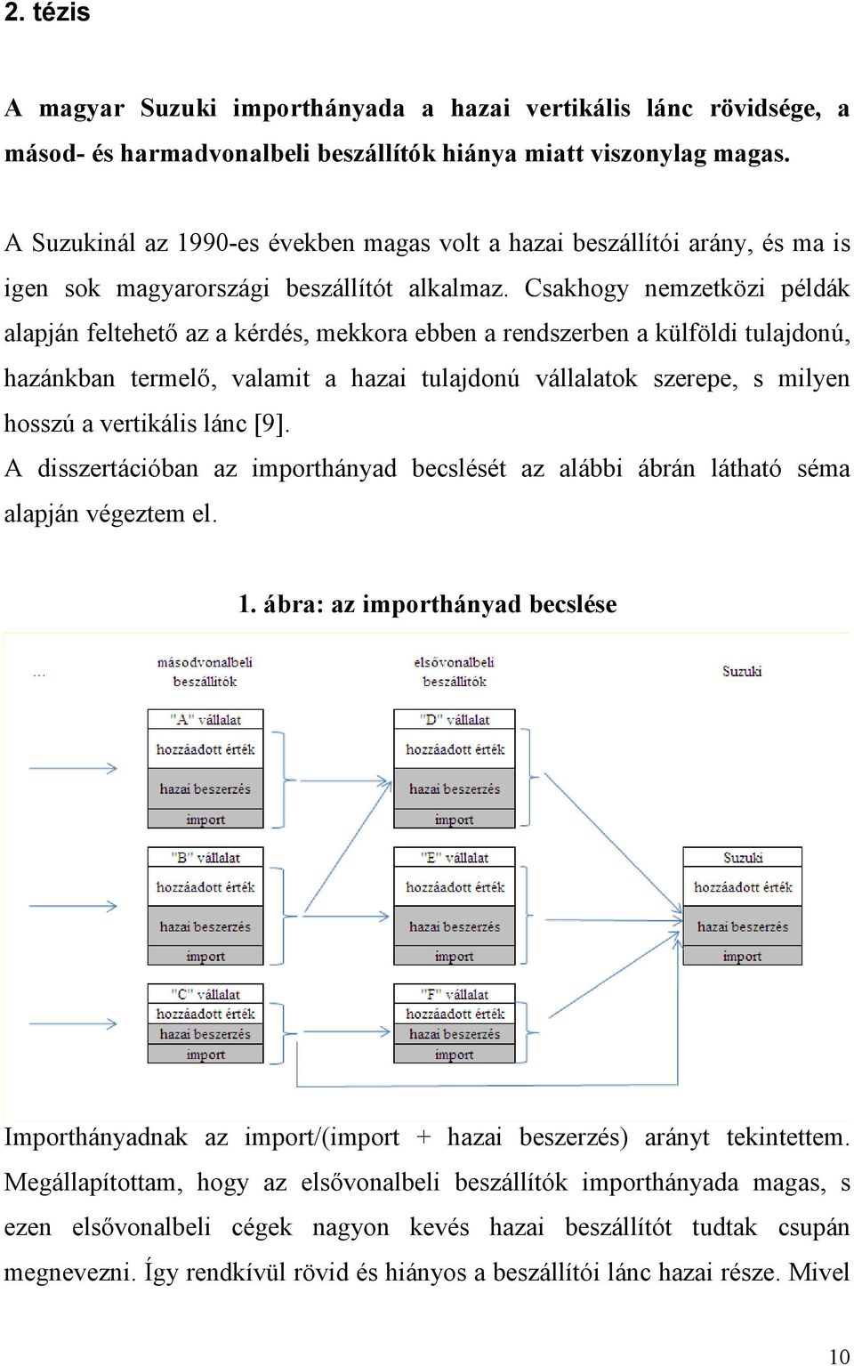 Csakhogy nemzetközi példák alapján feltehetı az a kérdés, mekkora ebben a rendszerben a külföldi tulajdonú, hazánkban termelı, valamit a hazai tulajdonú vállalatok szerepe, s milyen hosszú a