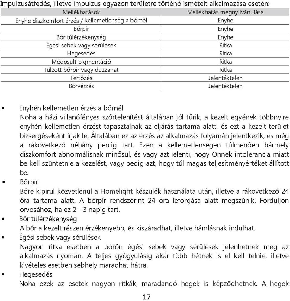 kellemetlen érzés a bőrnél Noha a házi villanófényes szőrtelenítést általában jól tűrik, a kezelt egyének többnyire enyhén kellemetlen érzést tapasztalnak az eljárás tartama alatt, és ezt a kezelt