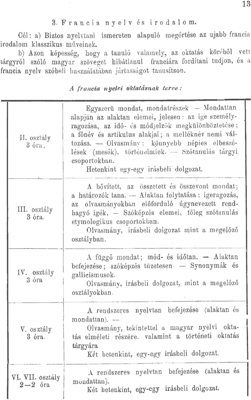 A francia ngetji oktatásnak term3: ~---------------------------------------------------,-----~ I L osztá y u orn.