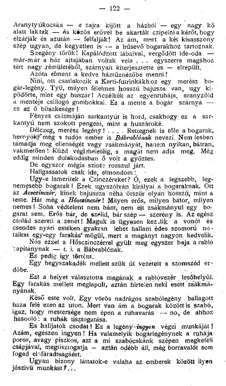 .. egyszerre magához tért nagy jémületéből, szárnyait kiterjesztette és elrepült. Azóta elment a kedve háztűznézőbe menni! Nini, ott csatlakozik a Kerti-futrinkákhoz egy merész bogár-legény.