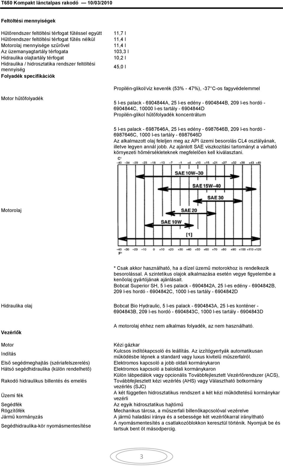 keverék (53% - 47%), -37 C-s fagyvédelemmel Mtr hűtőflyadék 5 l-es palack - 6904844A, 25 l-es edény - 6904844B, 209 l-es hrdó - 6904844C, 10000 l-es tartály - 6904844D Prpilén-glikl hűtőflyadék