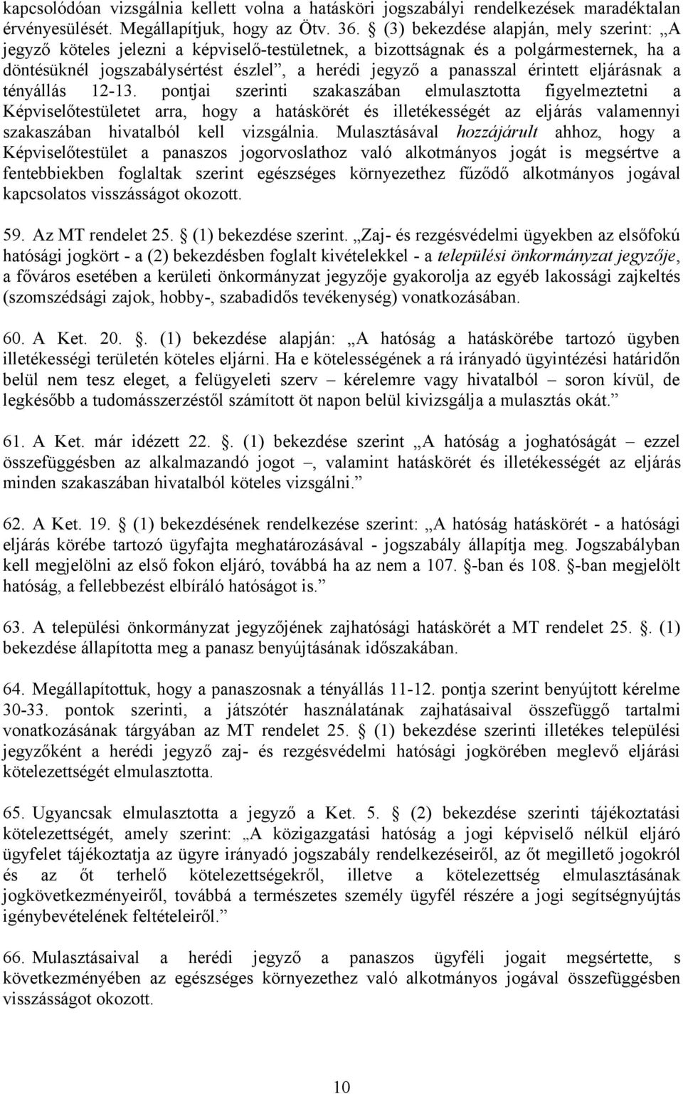 érintett eljárásnak a tényállás 12-13.