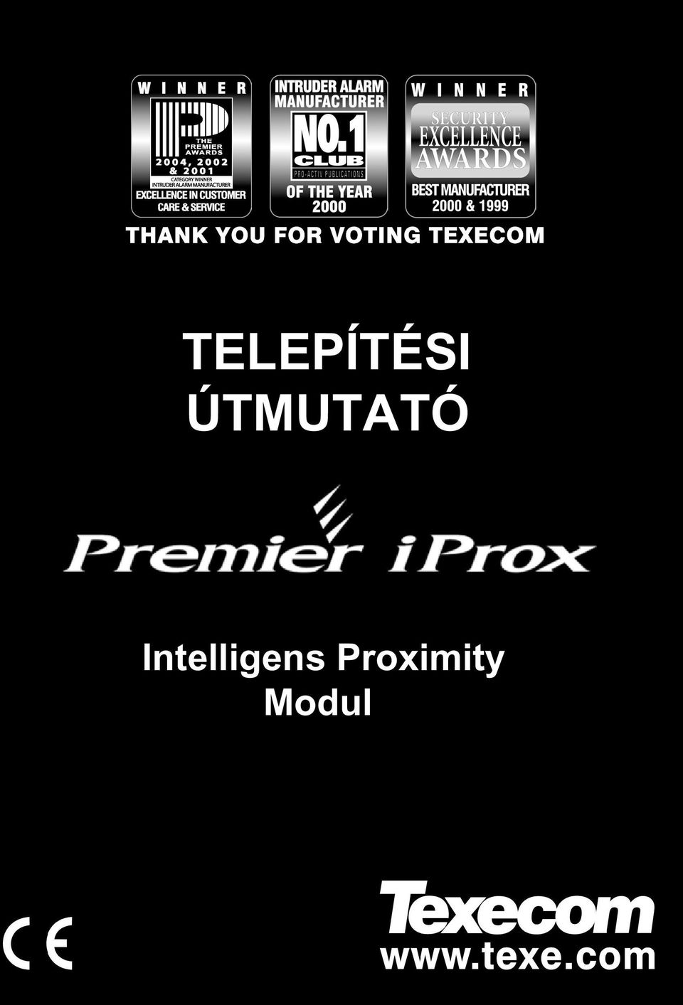 TEXECOM TELEPÍTÉSI
