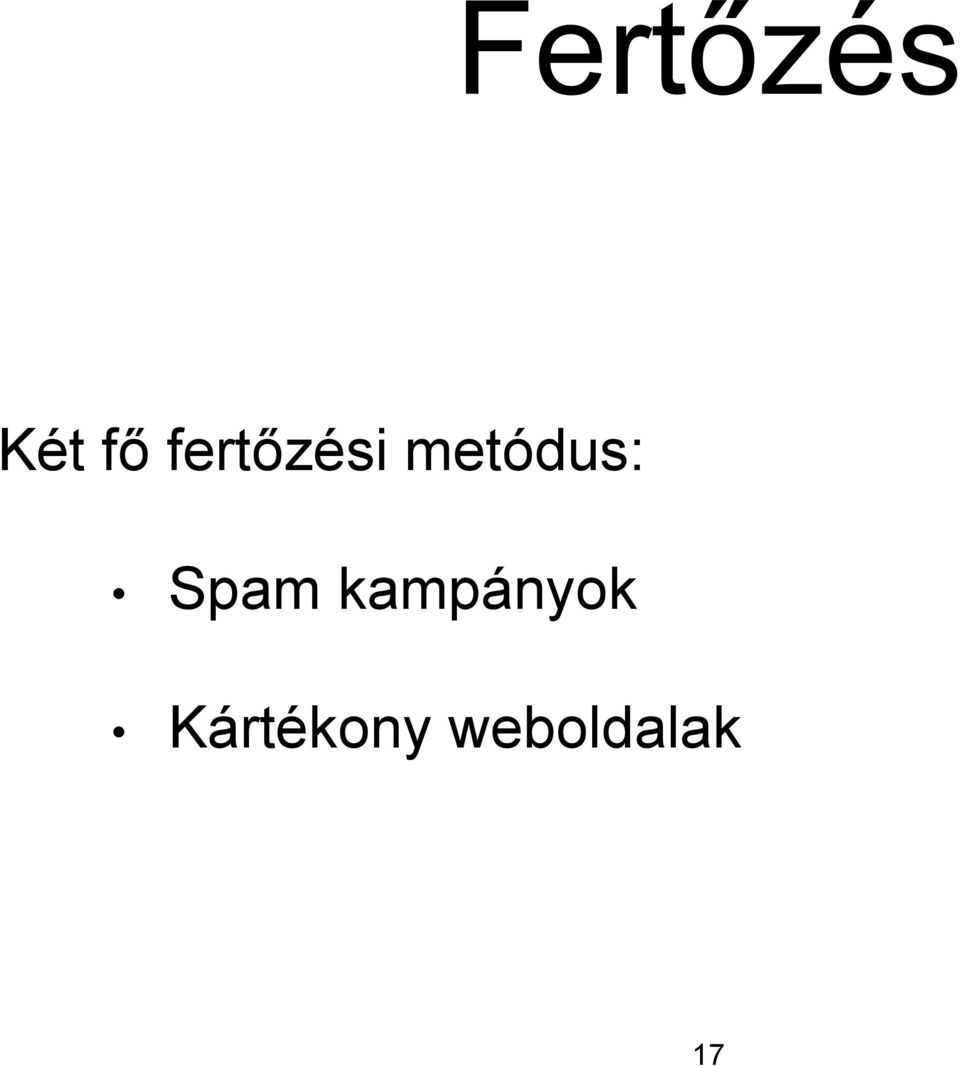 Spam kampányok