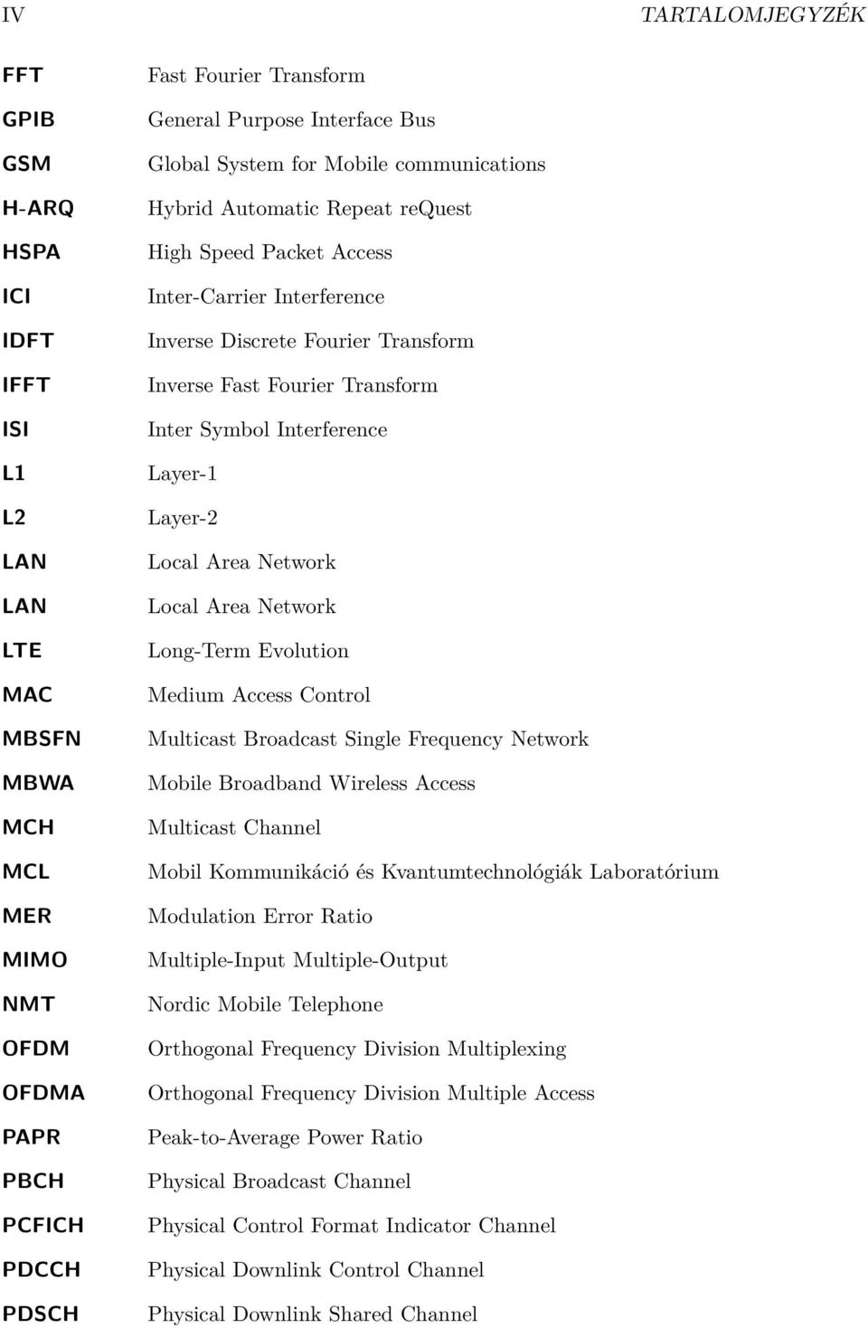 Transform Inter Symbol Interference Layer-1 Layer-2 Local Area Network Local Area Network Long-Term Evolution Medium Access Control Multicast Broadcast Single Frequency Network Mobile Broadband