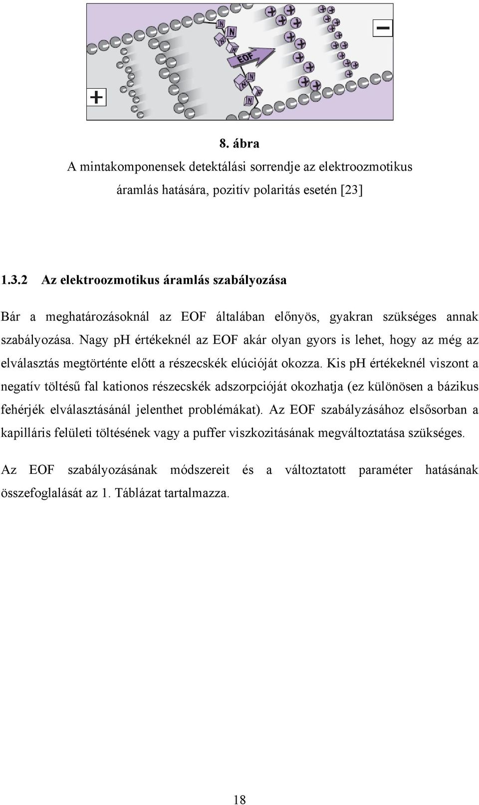 Nagy ph értékeknél az EOF akár olyan gyors is lehet, hogy az még az elválasztás megtörténte előtt a részecskék elúcióját okozza.