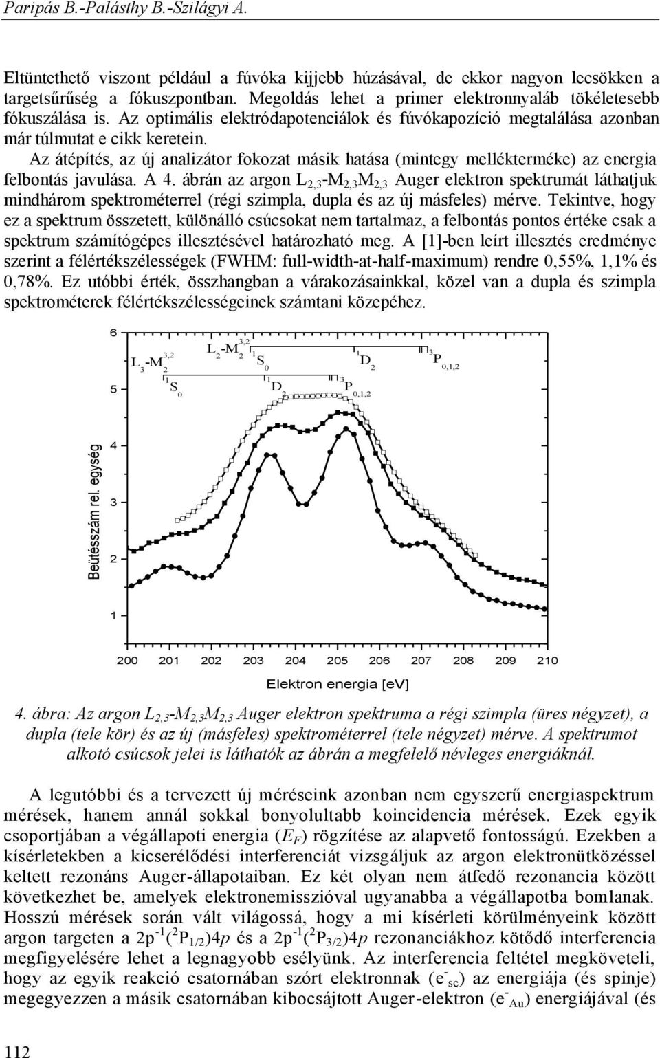 Az átépítés, az új analizátor fokozat másik hatása (mintegy mellékterméke) az energia felbontás javulása. A 4.