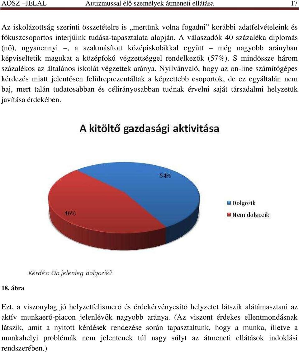 S mindössze három százalékos az általános iskolát végzettek aránya.