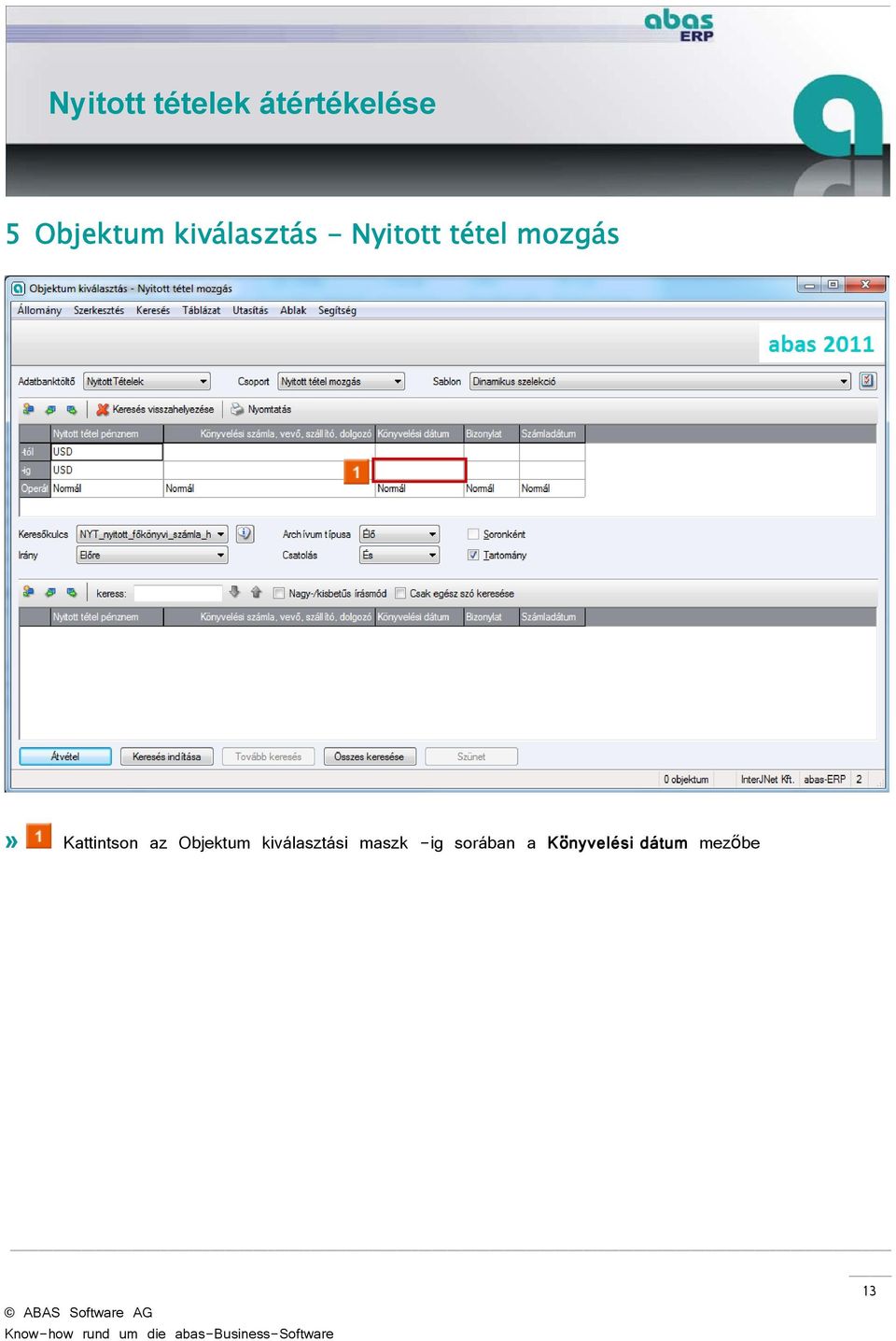 Objektum kiválasztási maszk -ig
