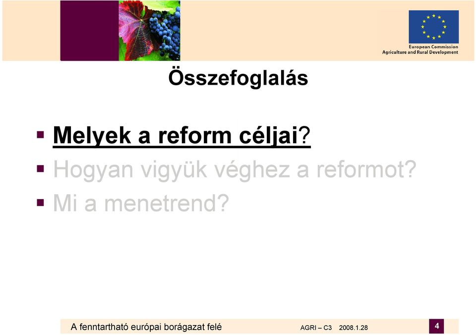 Hogyan vigyük véghez a reformot?