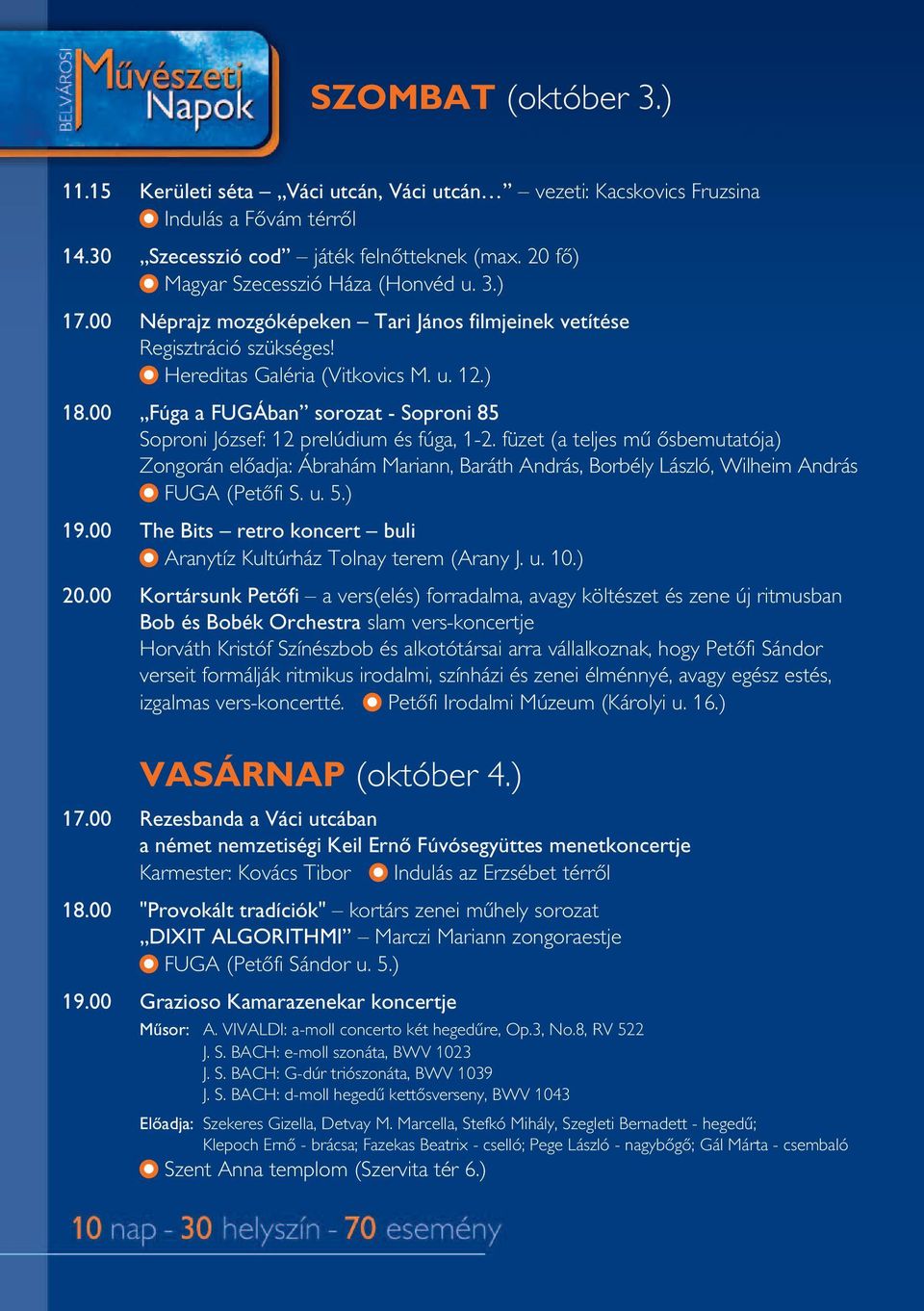 00 Fúga a FUGÁban sorozat - Soproni 85 Soproni József: 12 prelúdium és fúga, 1-2.