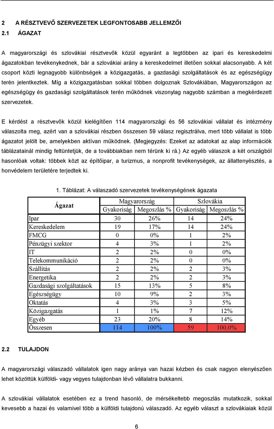 A két csoport közti legnagyobb különbségek a közigazgatás, a gazdasági szolgáltatások és az egészségügy terén jelentkeztek.