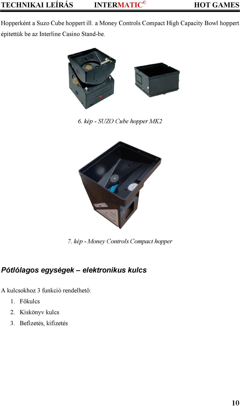 Casino Stand-be. 6. kép - SUZO Cube hopper MK2 7.