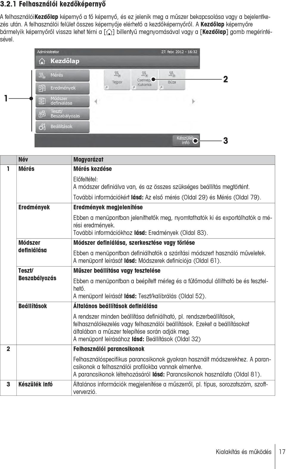 A Kezdőlap képernyőre bármelyik képernyőről vissza lehet térni a [ ] billentyű megnyomásával vagy a [Kezdőlap] gomb megérintésével.