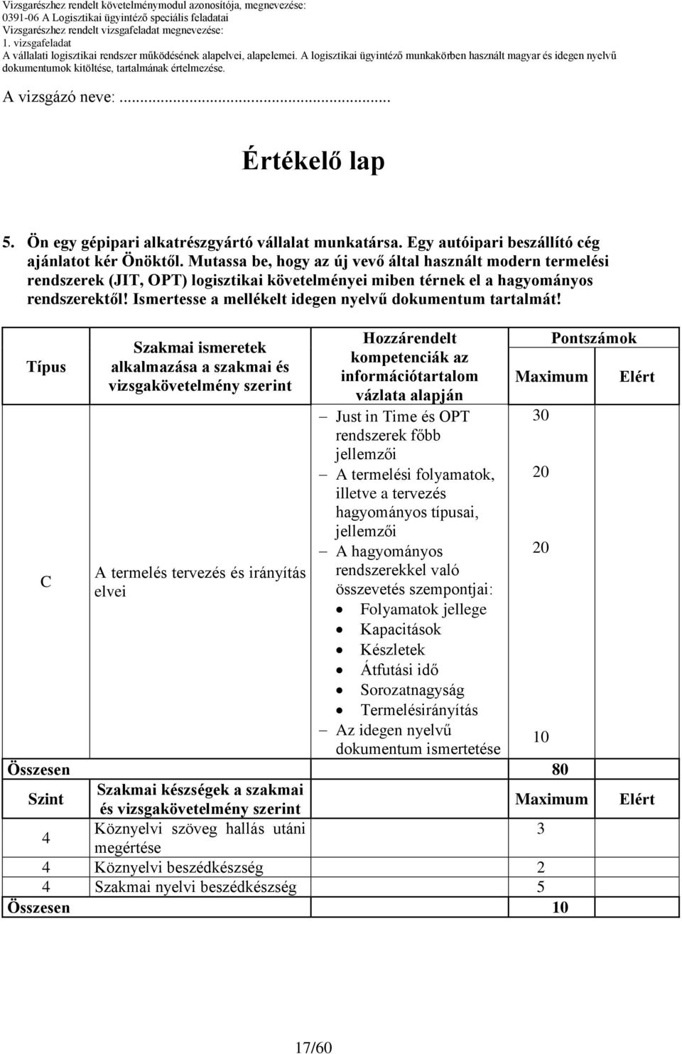 Ismertesse a mellékelt idegen nyelvű dokumentum tartalmát!