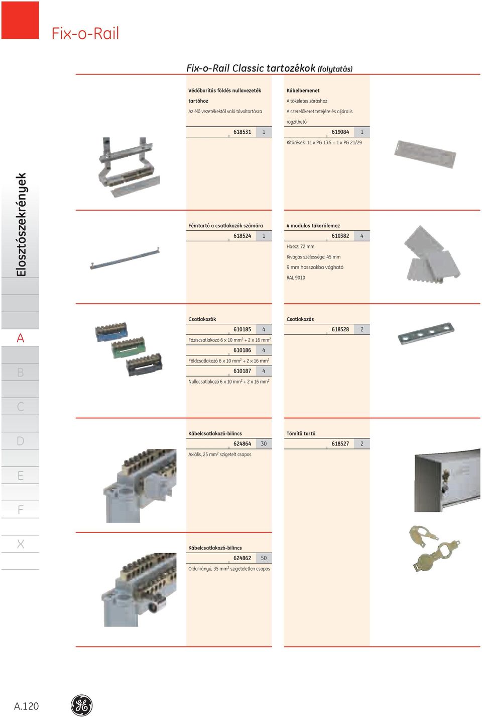 5 + x PG /9 losztószekrények émtartó a csatlakozók számára 685 modulos takarólemez 608 Hossz: 7 mm Kivágás szélessége: 5 mm 9 mm hosszakba vágható RL 900 satlakozók