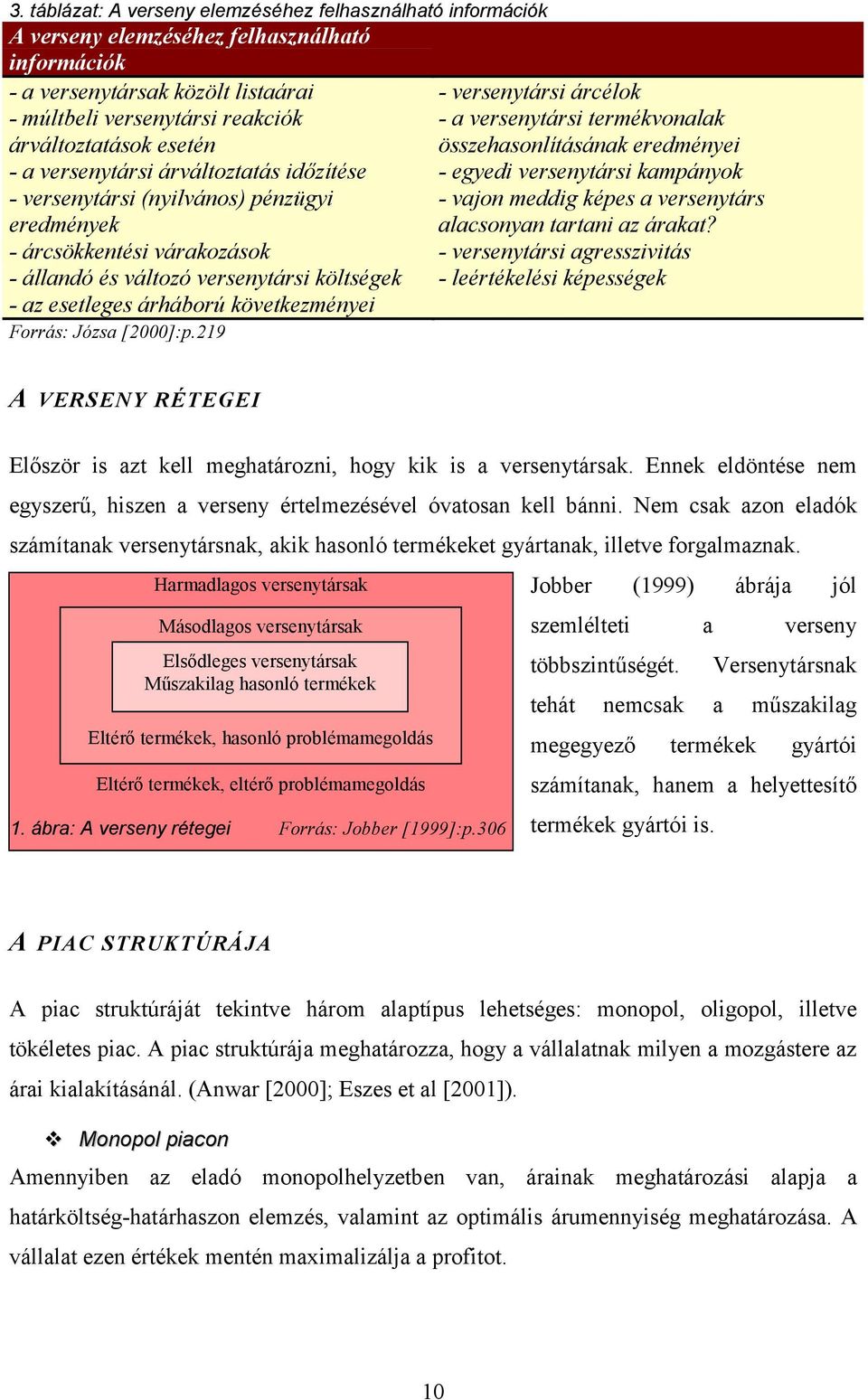 pénzügyi - vajon meddig képes a versenytárs eredmények alacsonyan tartani az árakat?