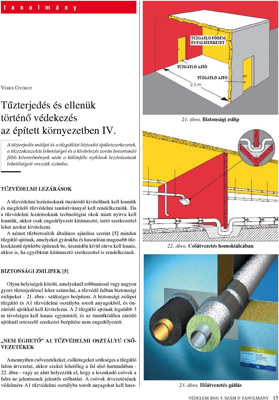 lezárásainak lehetőségeit vesszük számba. Tűzvédelmi lezárások A tűzvédelmi lezárásoknak önzáródó kivitelűnek kell lenniük és megfelelő tűzvédelmi tanúsítvánnyal kell rendelkezniük.