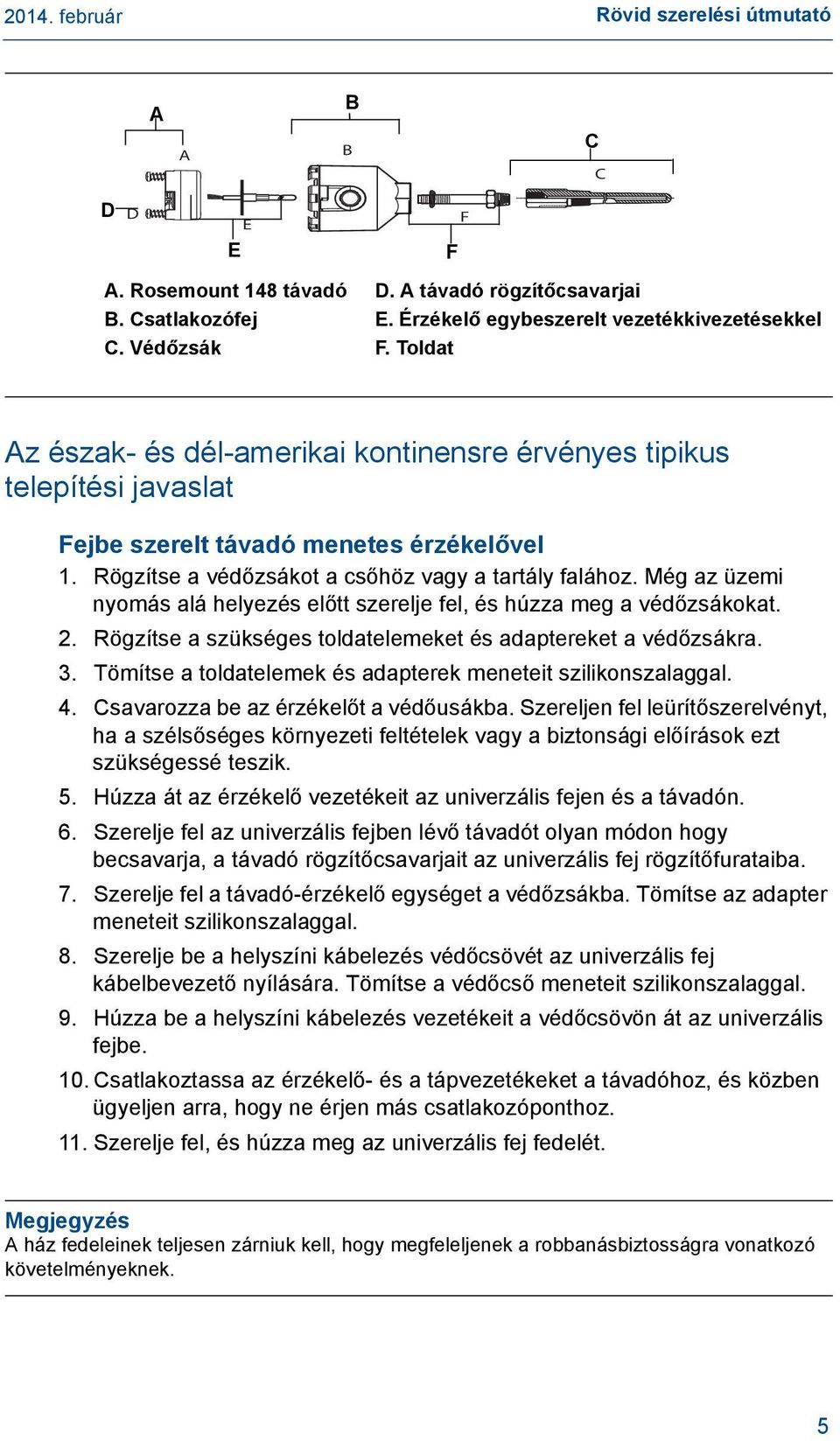 Még az üzemi nyomás alá helyezés előtt szerelje fel, és húzza meg a védőzsákokat. 2. Rögzítse a szükséges toldatelemeket és adaptereket a védőzsákra. 3.