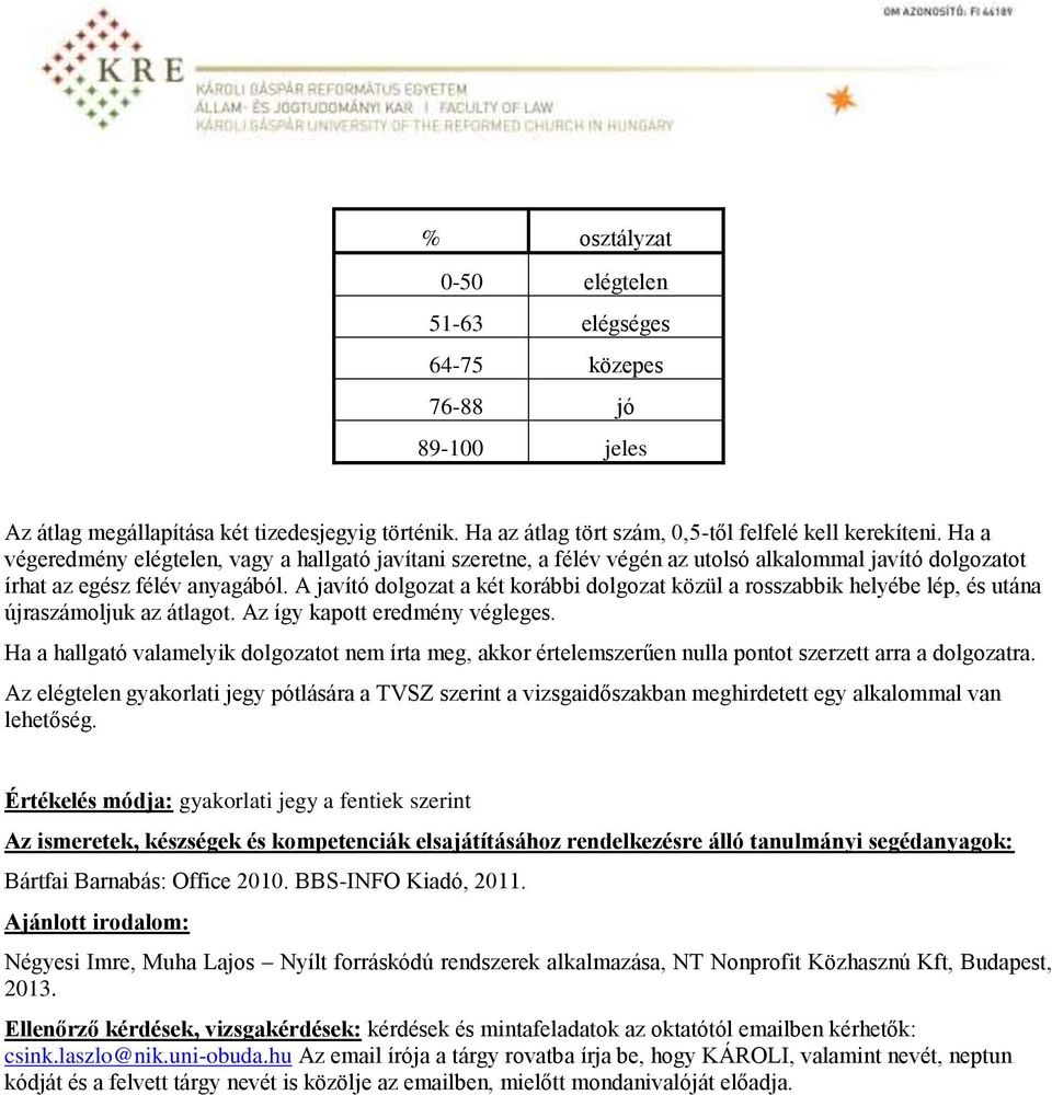 A javító dolgozat a két korábbi dolgozat közül a rosszabbik helyébe lép, és utána újraszámoljuk az átlagot. Az így kapott eredmény végleges.