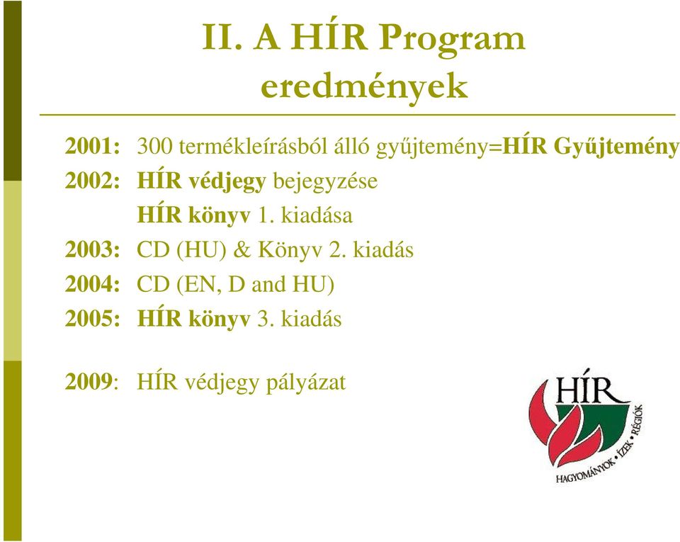 könyv 1. kiadása 2003: CD (HU) & Könyv 2.