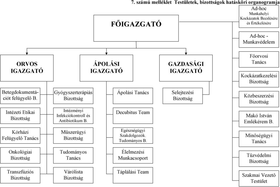 Gyógyszerterápiás Ápolási Tanács Selejtezési Közbeszerzési Intézeti Etikai Intézményi Infekciókontroll és Antibiotikum B.