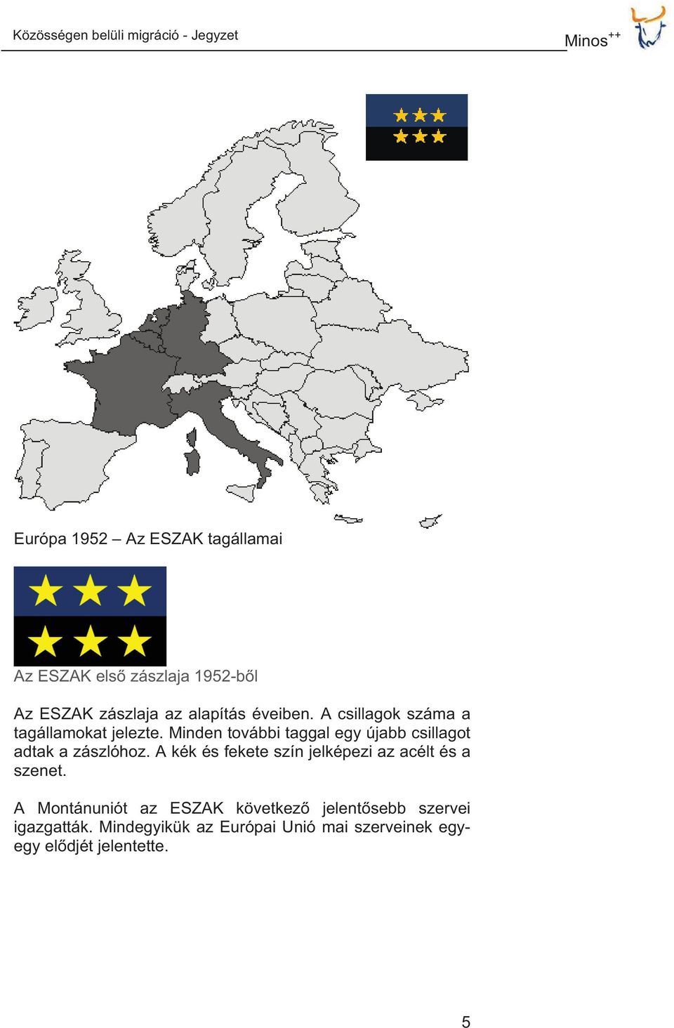 Minden további taggal egy újabb csillagot adtak a zászlóhoz.