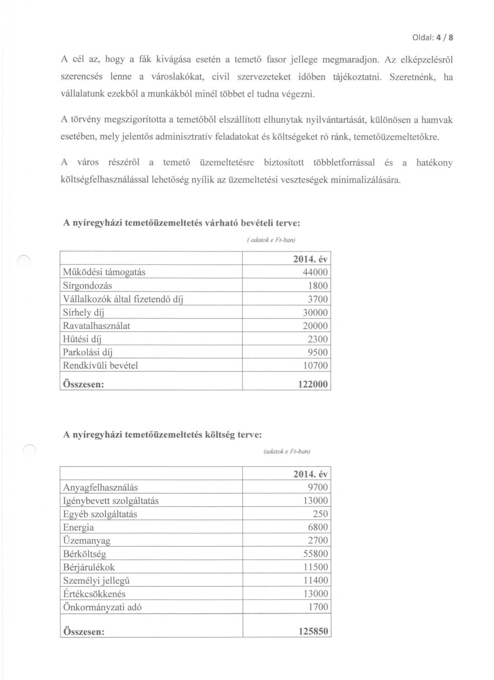 A törvény megszigorította a temetőből elszállított elhunytak nyilvántartását, különösen a hamvak esetében, mely jelentős adminisztratív feladatokat és költségeket ró ránk, temetőüzemeltetőkre.