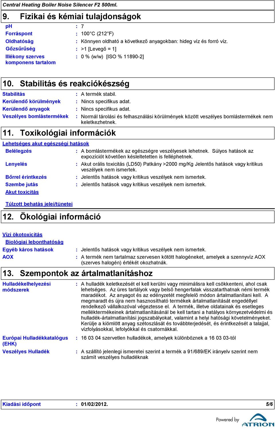 Nincs specifikus adat.