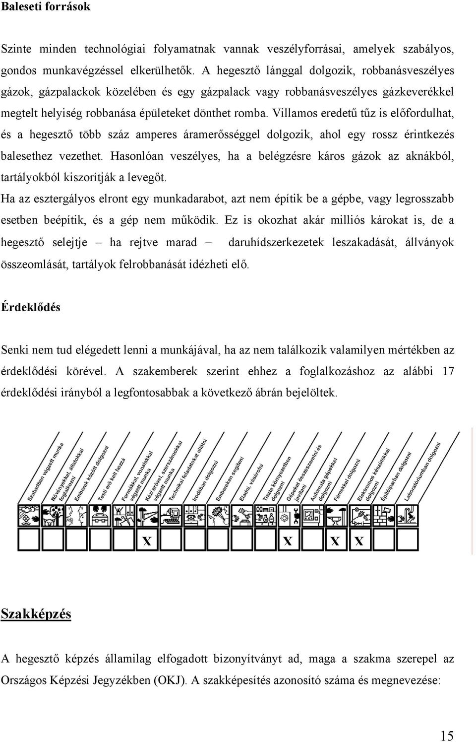 Villamos eredetű tűz is előfordulhat, és a hegesztő több száz amperes áramerősséggel dolgozik, ahol egy rossz érintkezés balesethez vezethet.