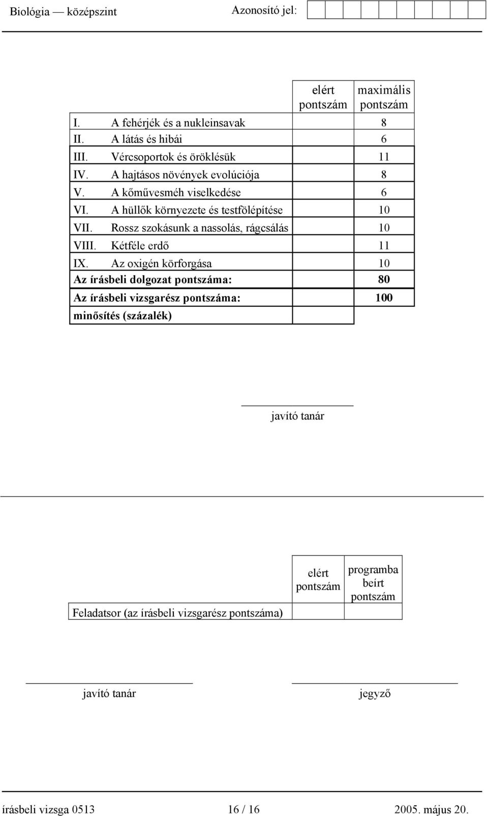 Rossz szokásunk a nassolás, rágcsálás 10 VIII. Kétféle erdő 11 IX.