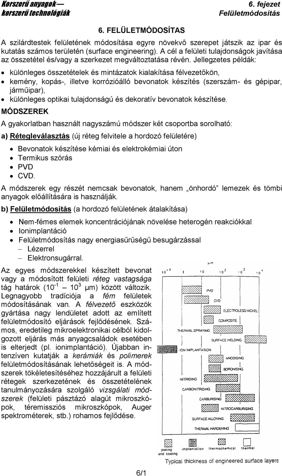 Jellegzetes példák: különleges összetételek és mintázatok kialakítása félvezetıkön, kemény, kopás-, illetve korrózióálló bevonatok készítés (szerszám- és gépipar, jármőipar), különleges optikai