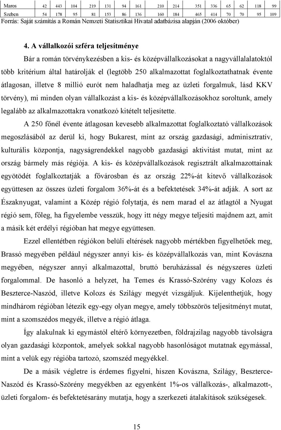 évente átlagosan, illetve 8 millió eurót nem haladhatja meg az üzleti forgalmuk, lásd KKV törvény), mi minden olyan vállalkozást a kis- és középvállalkozásokhoz soroltunk, amely legalább az