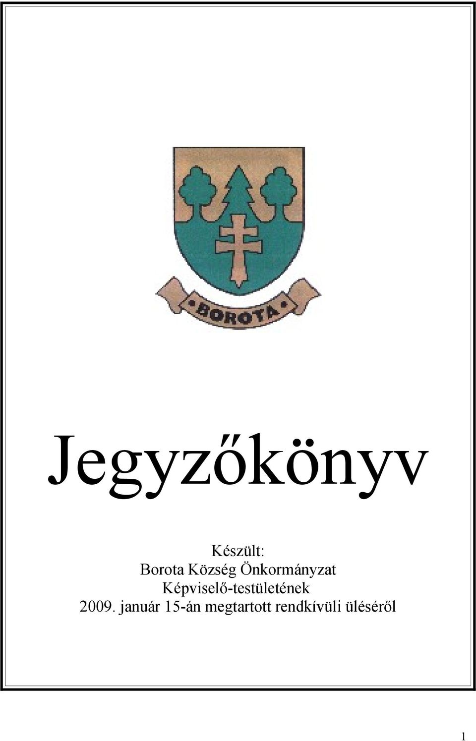 Képviselő-testületének 2009.