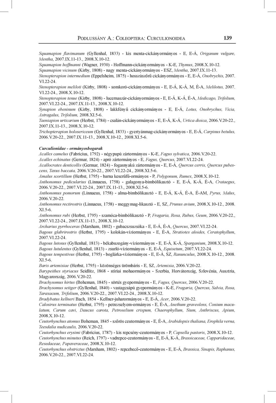 Stenopterapion intermedium (Eppelsheim, 1875) - hosszúszőrű cickányormányos - E, E-Á, Onobrychis, 2007.