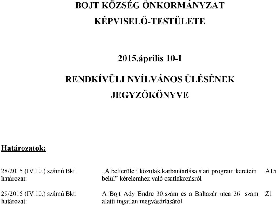 10.) számú Bkt.