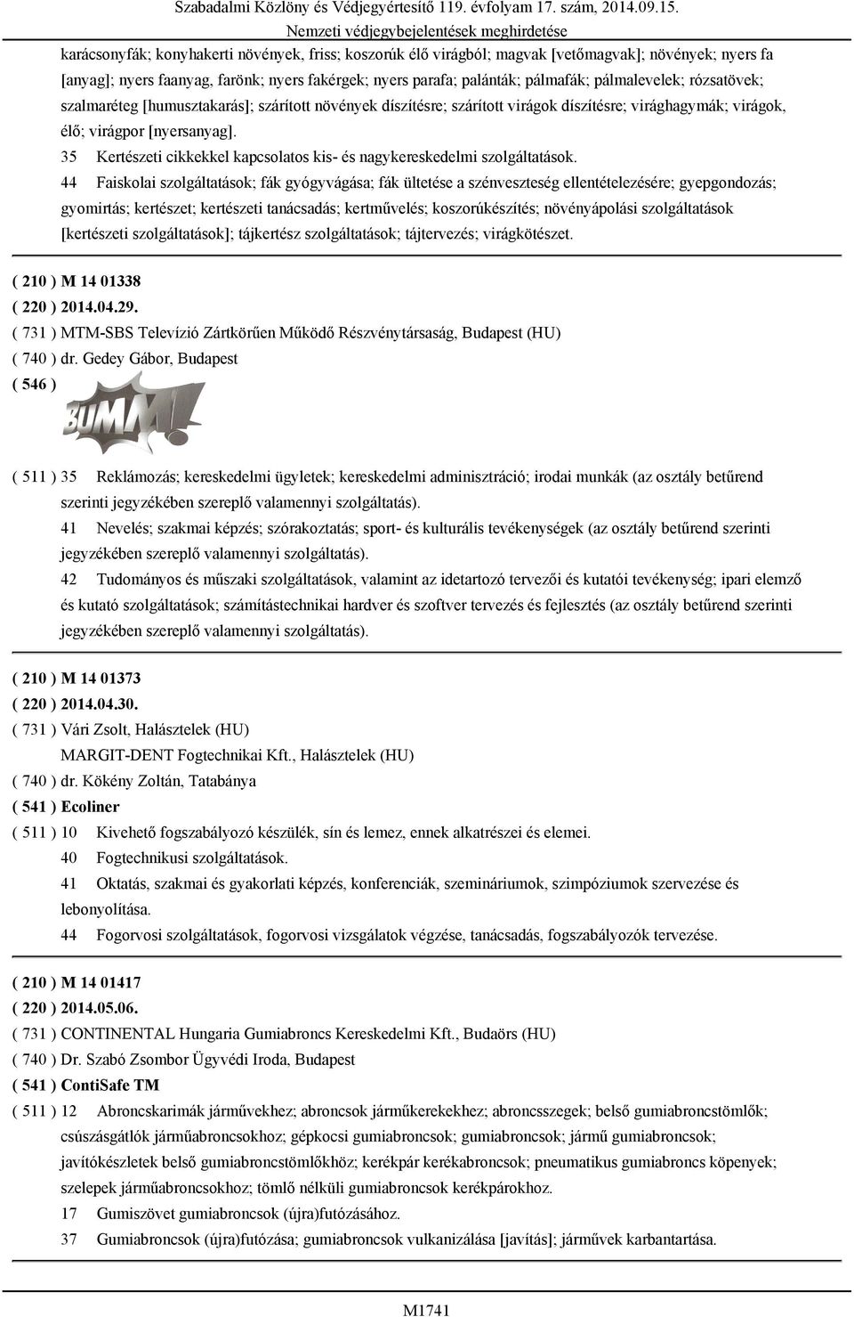 35 Kertészeti cikkekkel kapcsolatos kis- és nagykereskedelmi szolgáltatások.