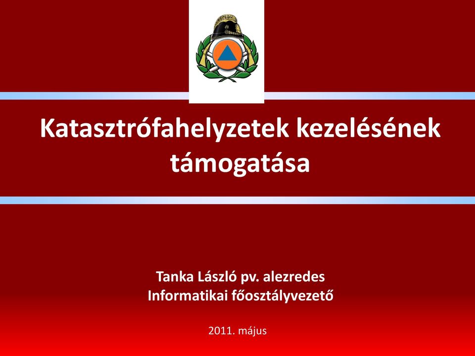 Tanka László pv.