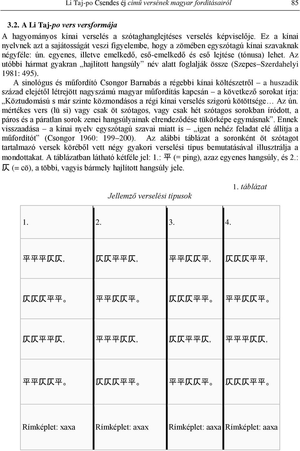 Az utóbbi hármat gyakran hajlított hangsúly név alatt foglalják össze (Szepes Szerdahelyi 1981: 495).