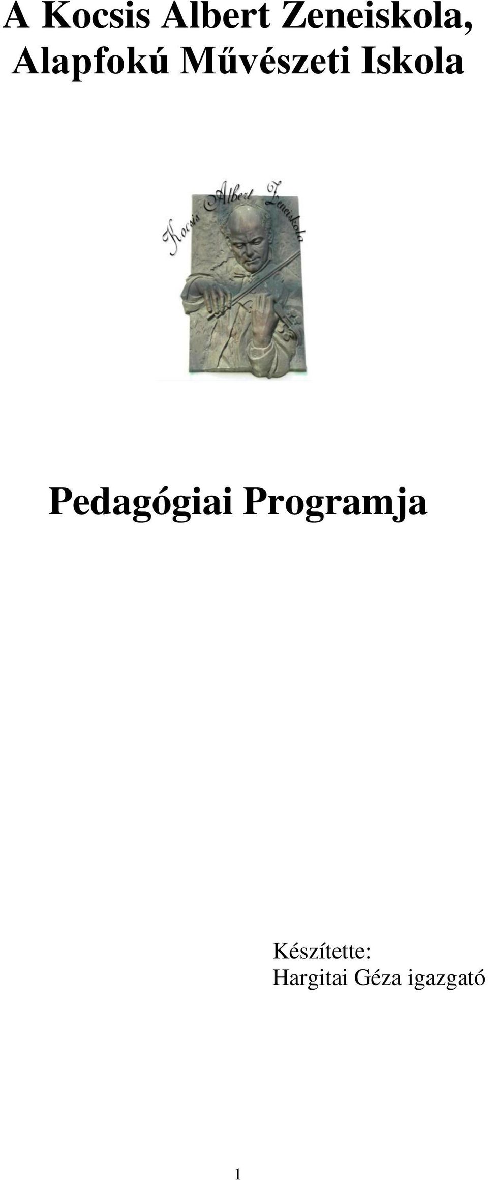 Pedagógiai Programja