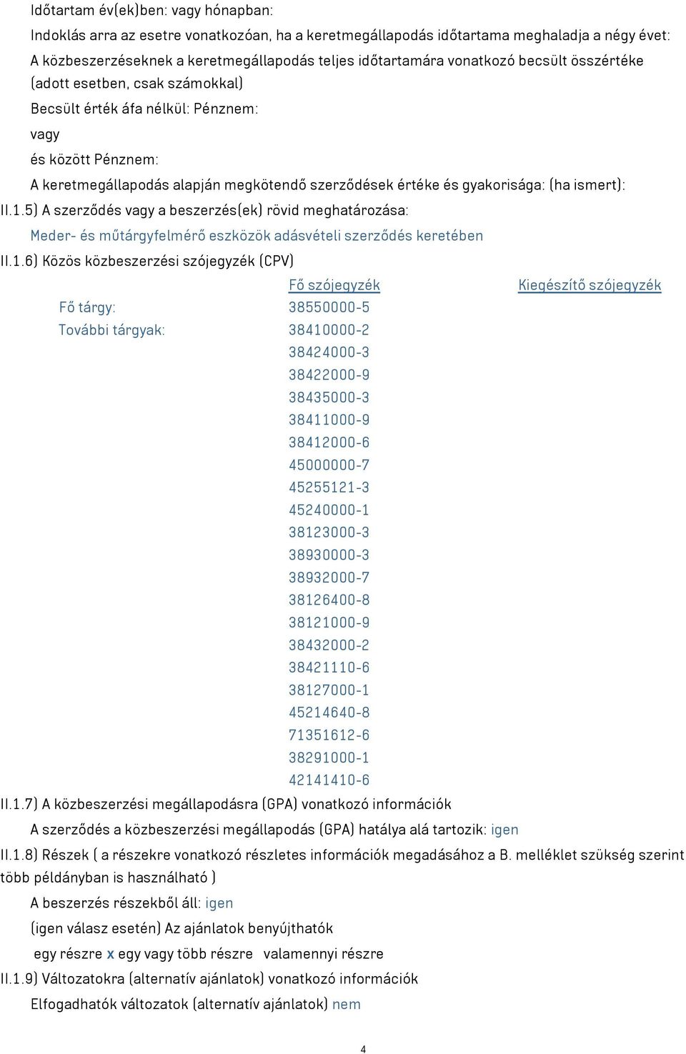 ismert): II.1.