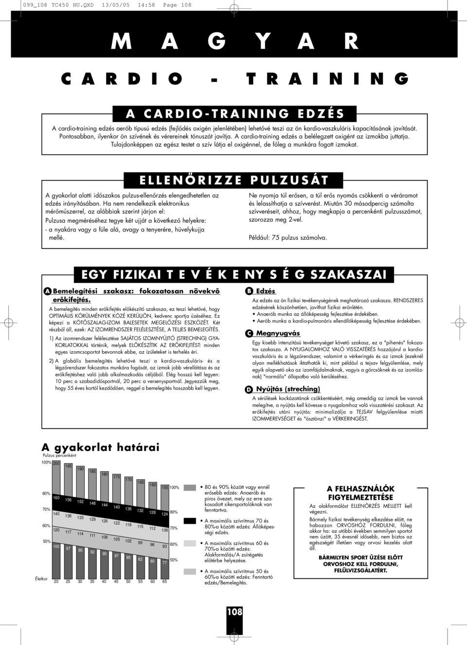 kapacitásának javítását. Pontosabban, ilyenkor ön szívének és vérereinek tónuszát javítja. A cardio-training edzés a belélegzett oxigént az izmokba juttatja.